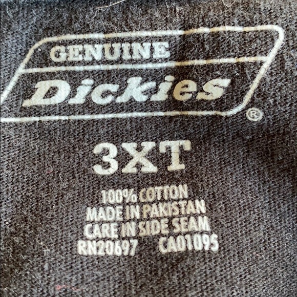 Dickies Men Black Heavyweight Short Sleeve Shirt - Picture 4 of 4